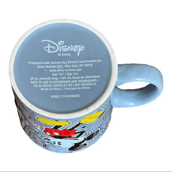 Disney Mickey Mouse 20oz Ceramic Coffee Mug Collectible Cartoon Memorabilia - Picture 4 of 4